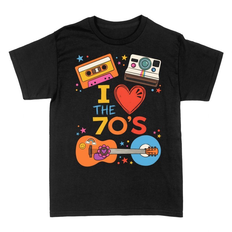 T-shirts: Nostalgie musicale des ann&eacute;es 70