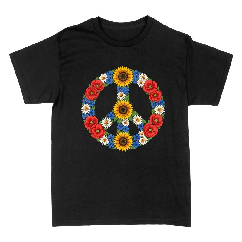 T-shirts: Symbole de paix floral