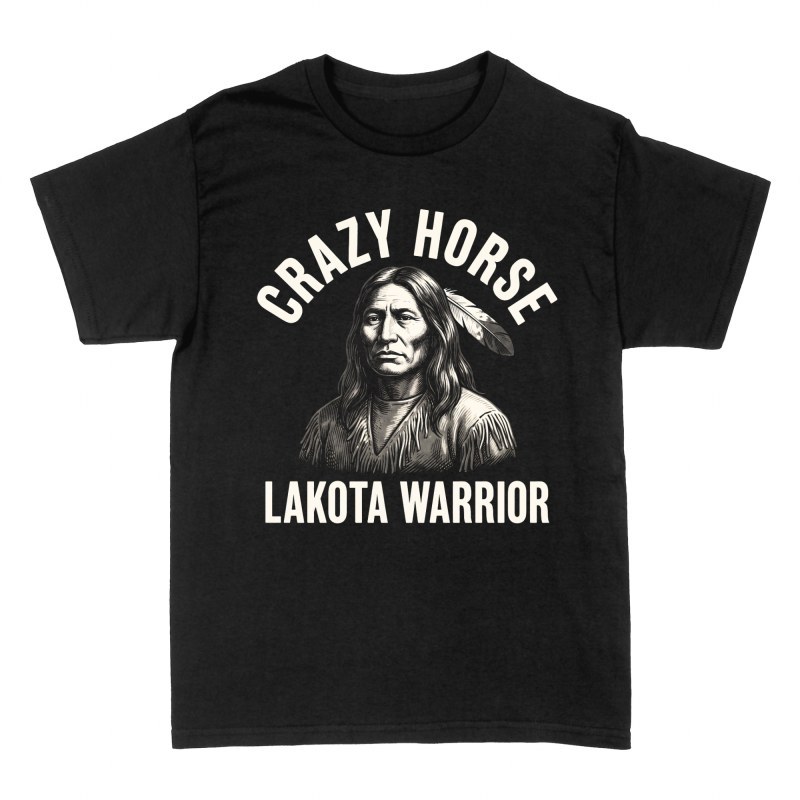 T-shirts: Crazy Horse guerrier Lakota
