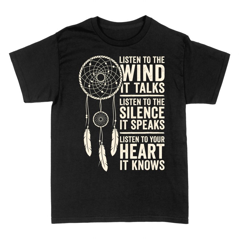 T-shirts: Attrape-r&ecirc;ves et proverbe am&eacute;rindien