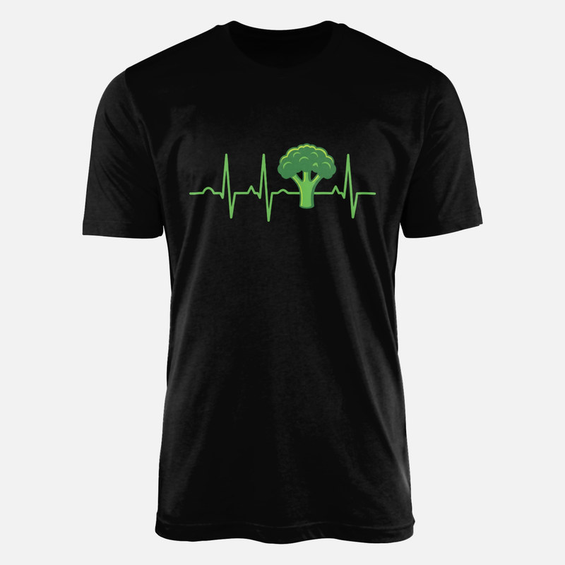 T-shirts: Brocoli et pulsation cardiaque