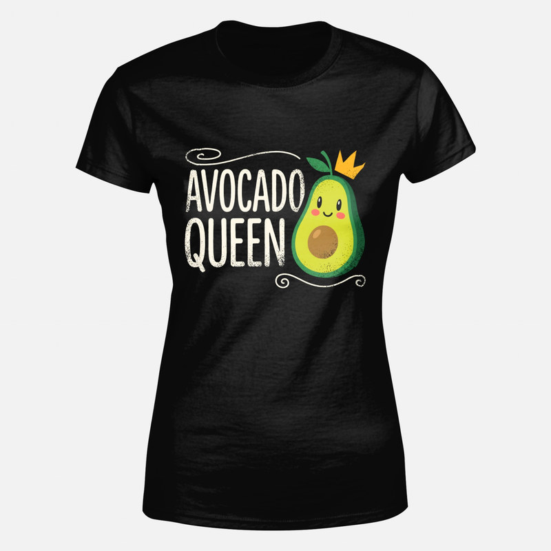 T-shirts: Avocat reine kawaii