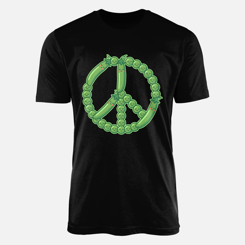 T-shirts: Symbole paix petits pois kawaii