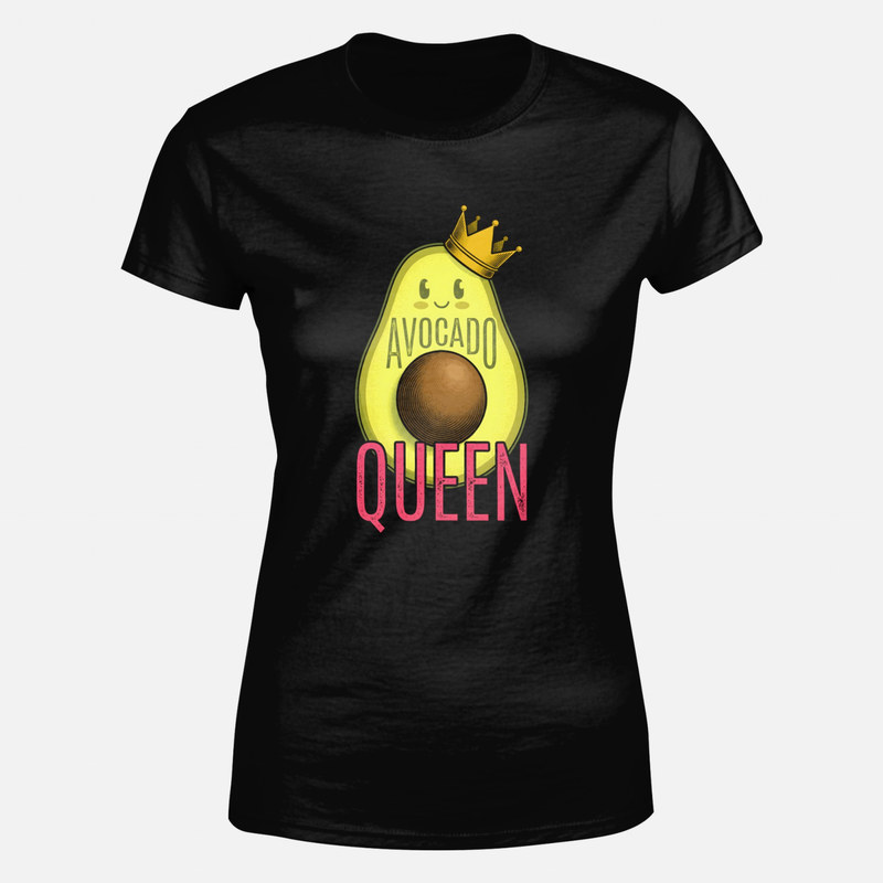 T-shirts: Avocat reine avec couronne