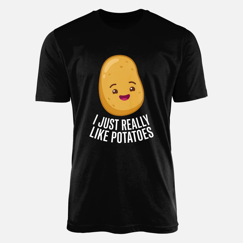 T-shirts: J'aime vraiment les pommes de terre