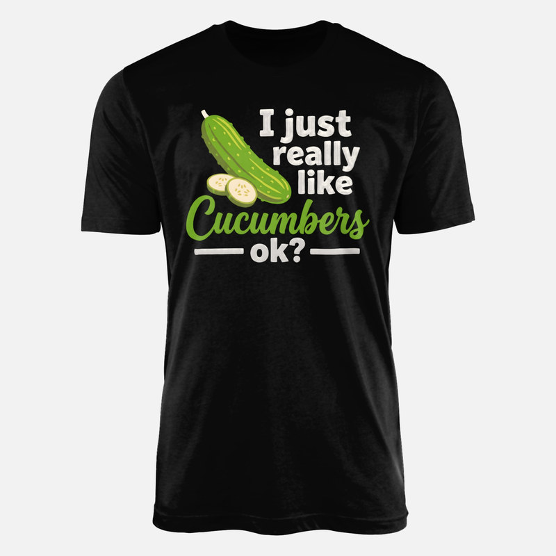T-shirts: J'aime vraiment les concombres humour