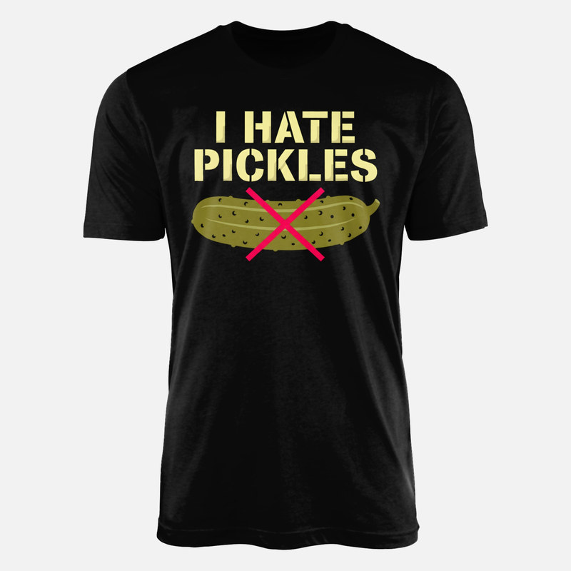 T-shirts: Je d&eacute;teste les cornichons