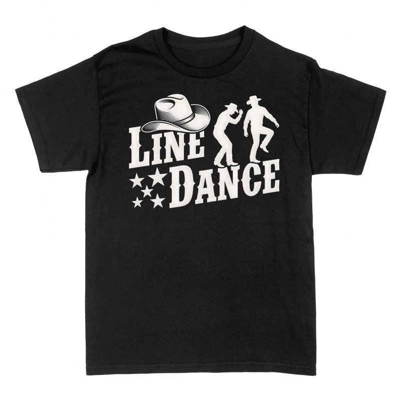 T-shirts: Line dance et chapeau de cowboy