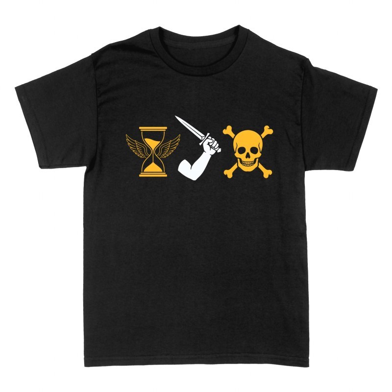 T-shirts: Symboles pirates memento mori et dague