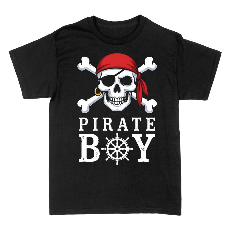 T-shirts: T&ecirc;te de mort pirate gar&ccedil;on