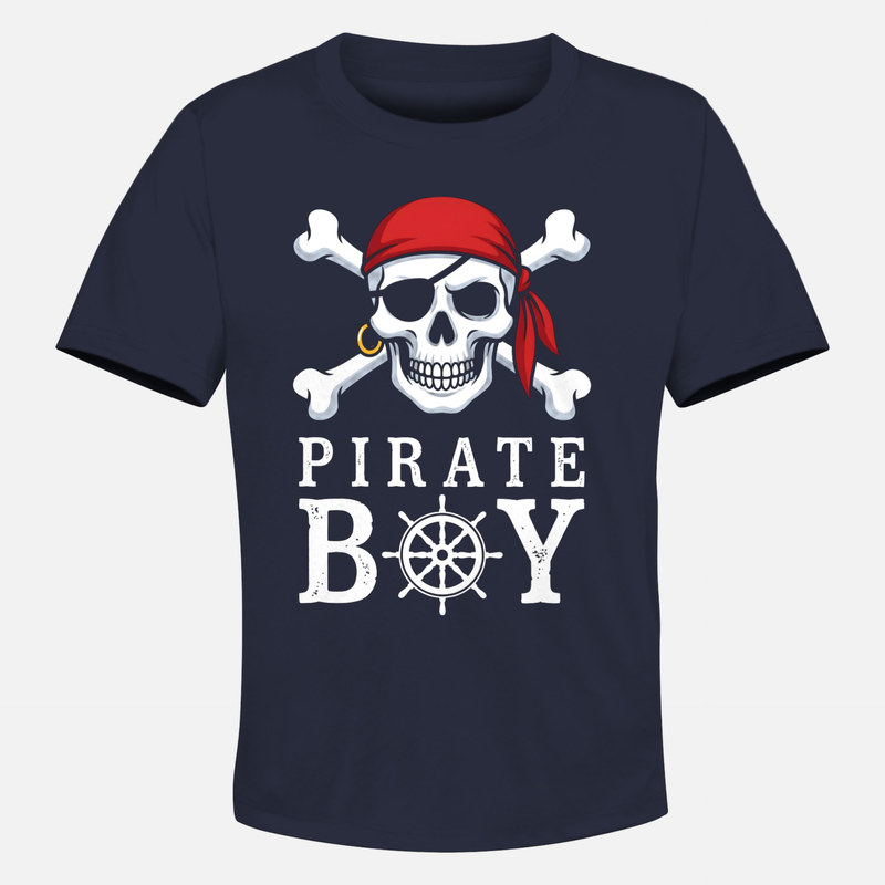 T-shirts: T&ecirc;te de mort pirate gar&ccedil;on