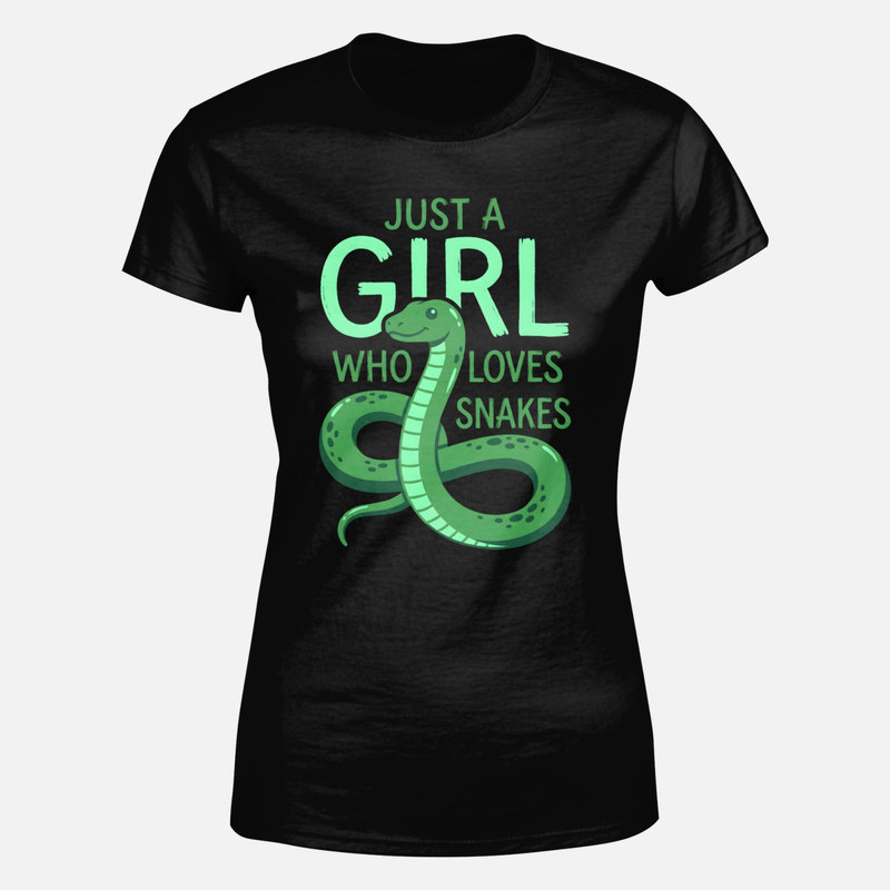 T-shirts: Fille qui aime les serpents