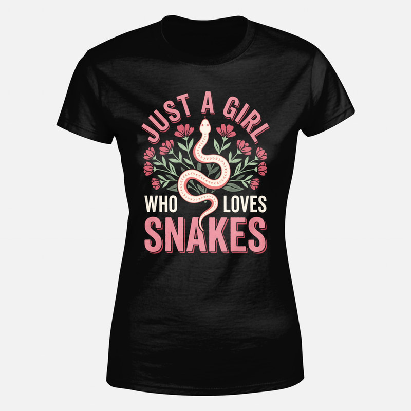 T-shirts: Fille qui aime les serpents