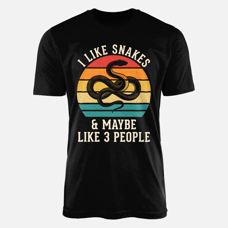 T-shirts: J'aime les serpents et peut-&ecirc;tre 3 personnes