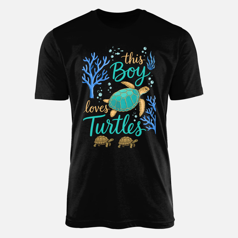 T-shirts: Gar&ccedil;on qui aime les tortues