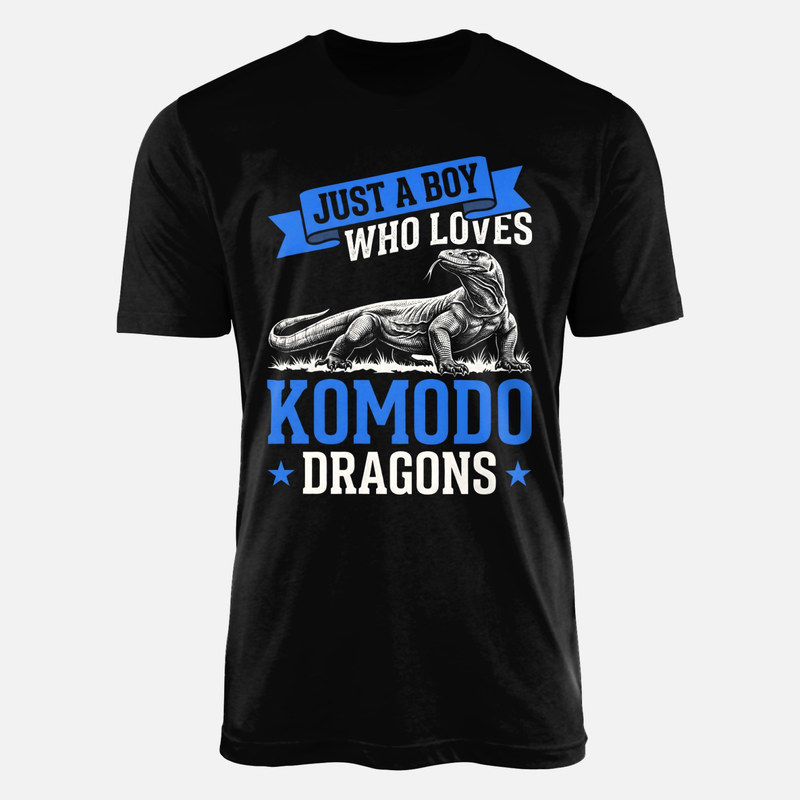 T-shirts: Gar&ccedil;on qui aime les dragons de Komodo