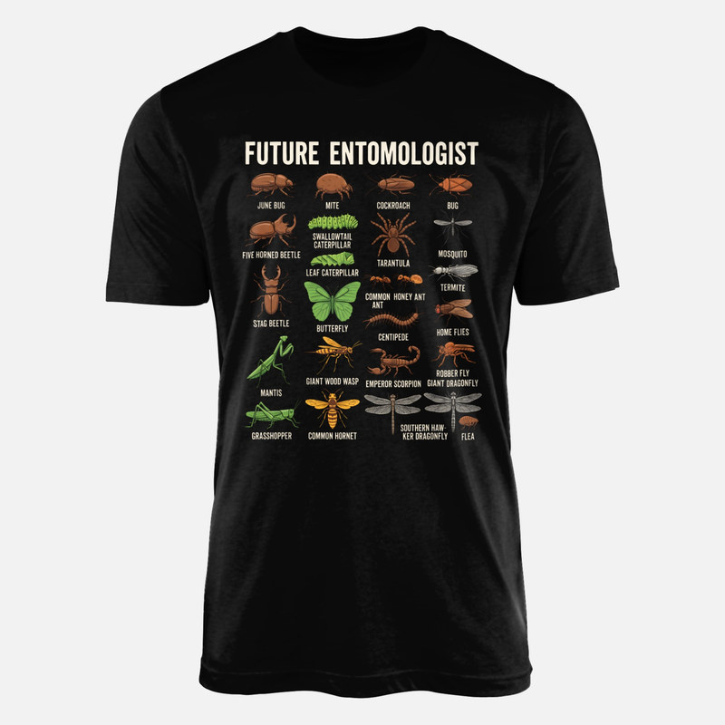 T-shirts: Futur entomologiste guide d'insectes