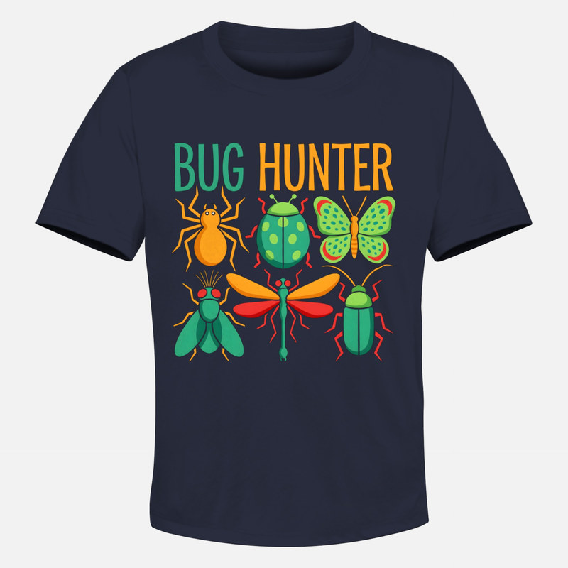 T-shirts: Chasseur d'insectes color&eacute;s