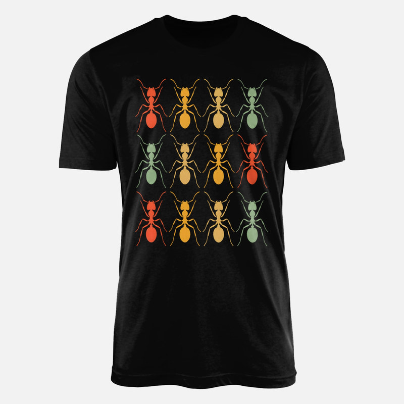 T-shirts: Fourmis pop art r&eacute;tro