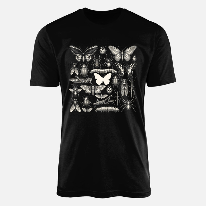 T-shirts: Planche scientifique insectes et arachnides