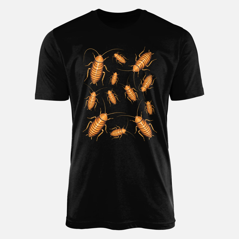 T-shirts: Motif invasion de cafards et insectes