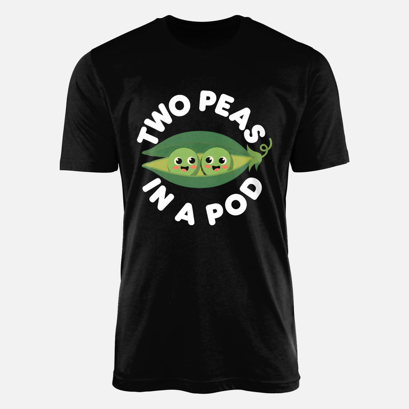 T-shirts: Deux petits pois dans leur cosse