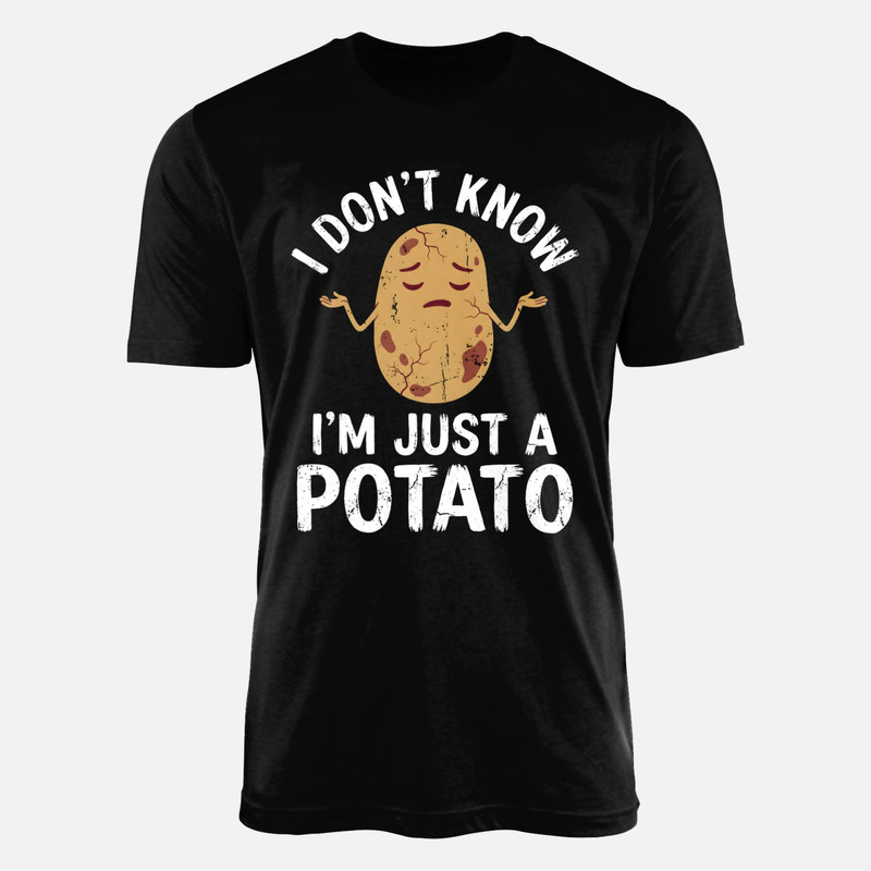 T-shirts: Pomme de terre confuse