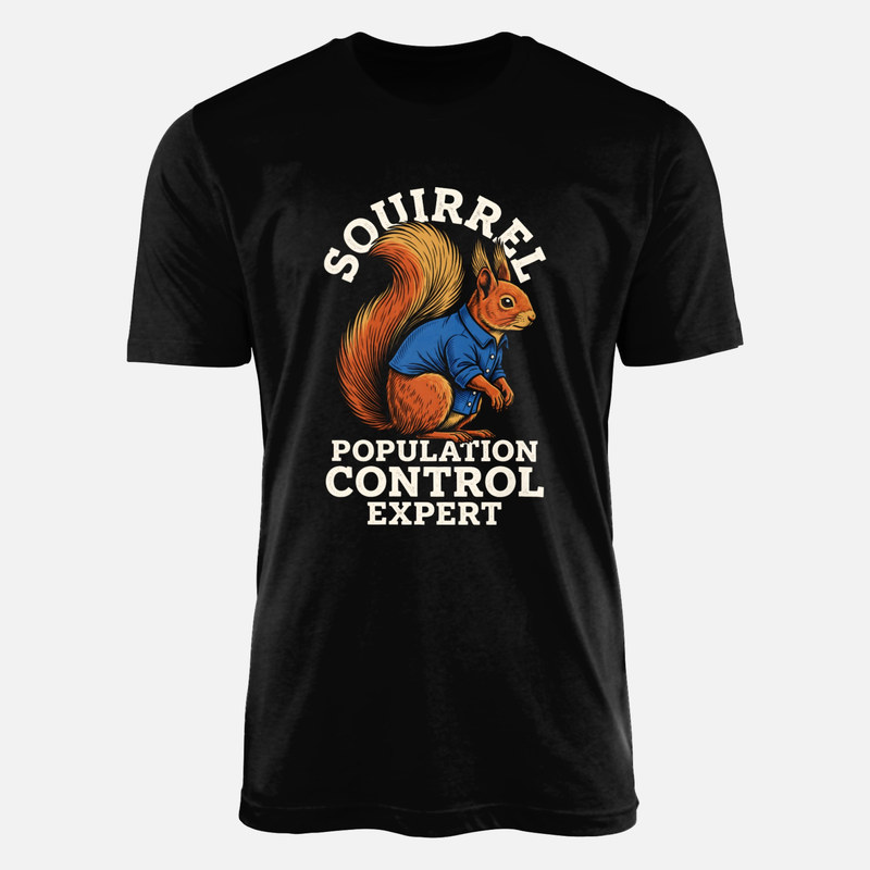 T-shirts: &Eacute;cureuil expert en contr&ocirc;le de population