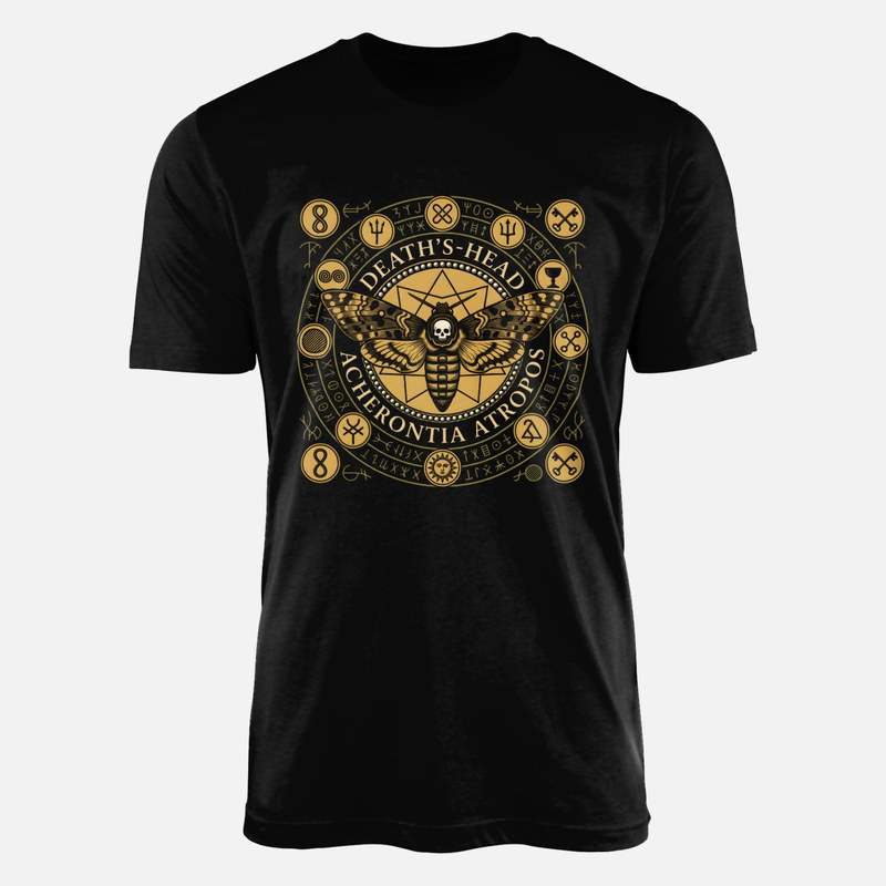 T-shirts: Sphinx t&ecirc;te de mort occulte