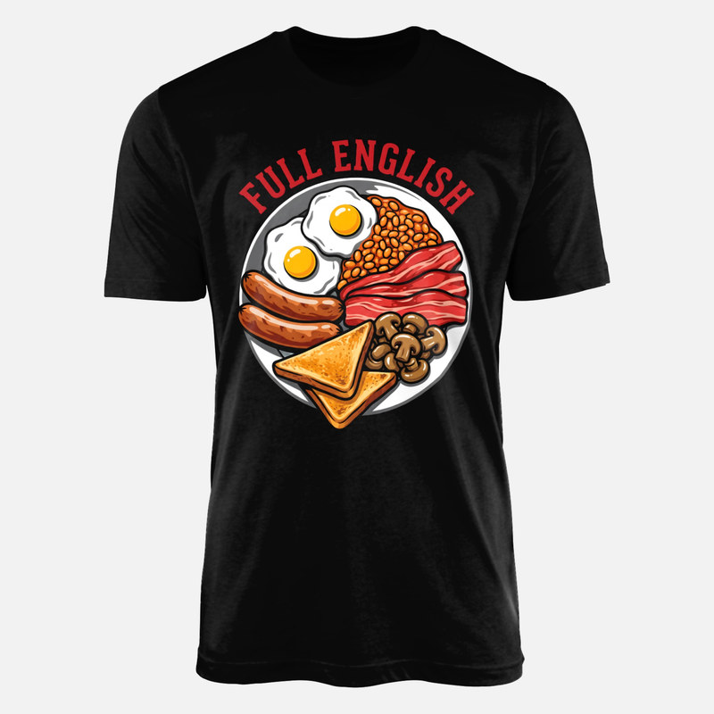 T-shirts: Petit d&eacute;jeuner anglais complet