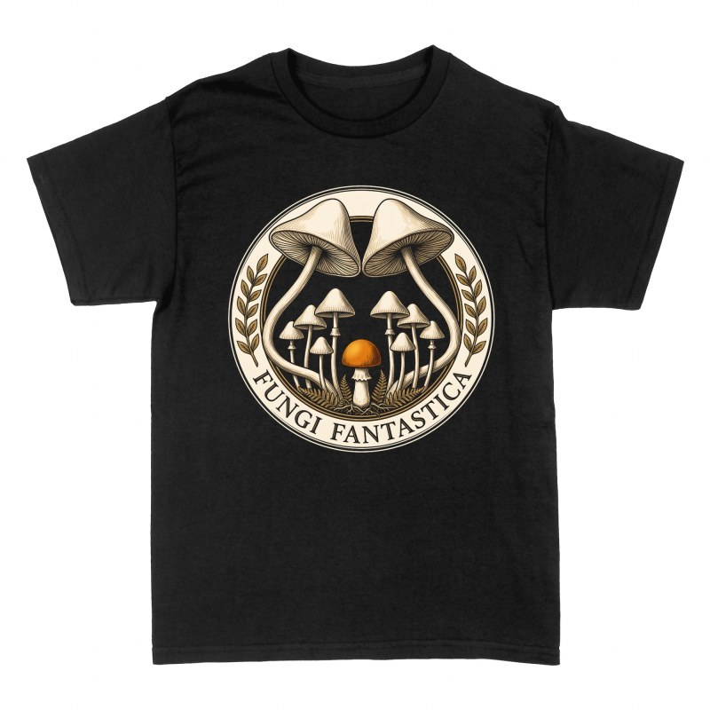 T-shirts: Embl&egrave;me botanique de champignons
