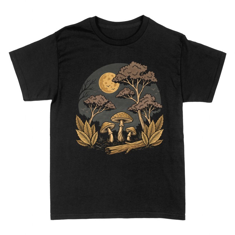 T-shirts: Cueillette de champignons sauvages