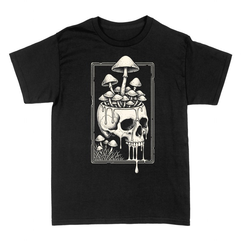 T-shirts: Cr&acirc;ne fondant et champignons