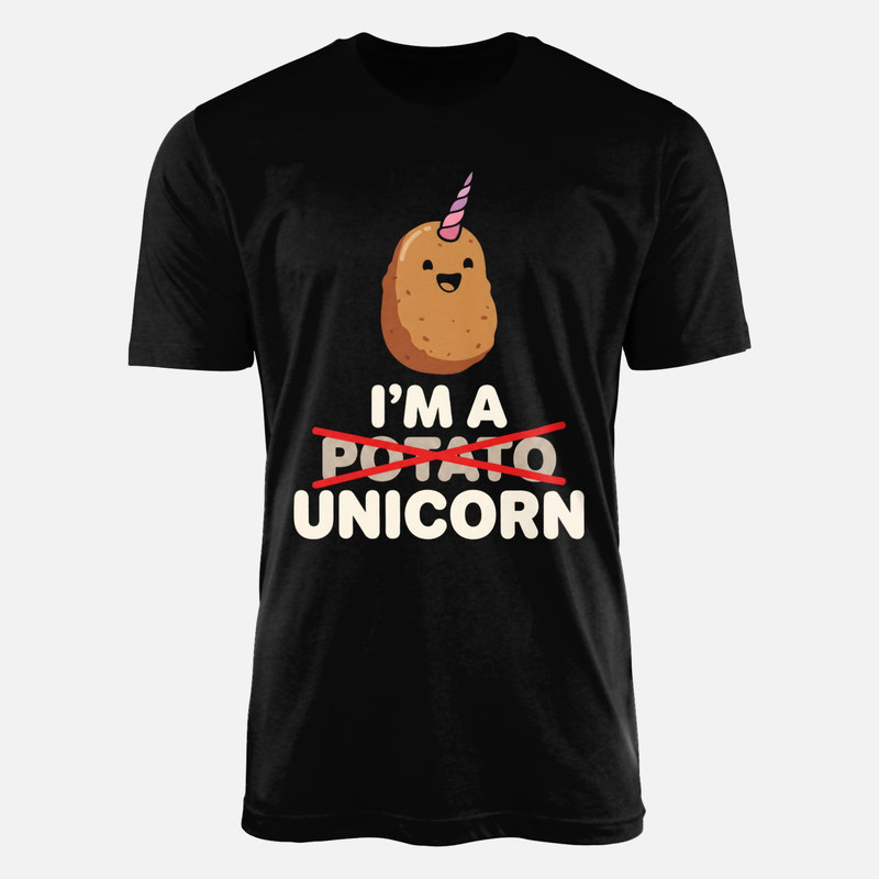 T-shirts: Patate licorne kawaii
