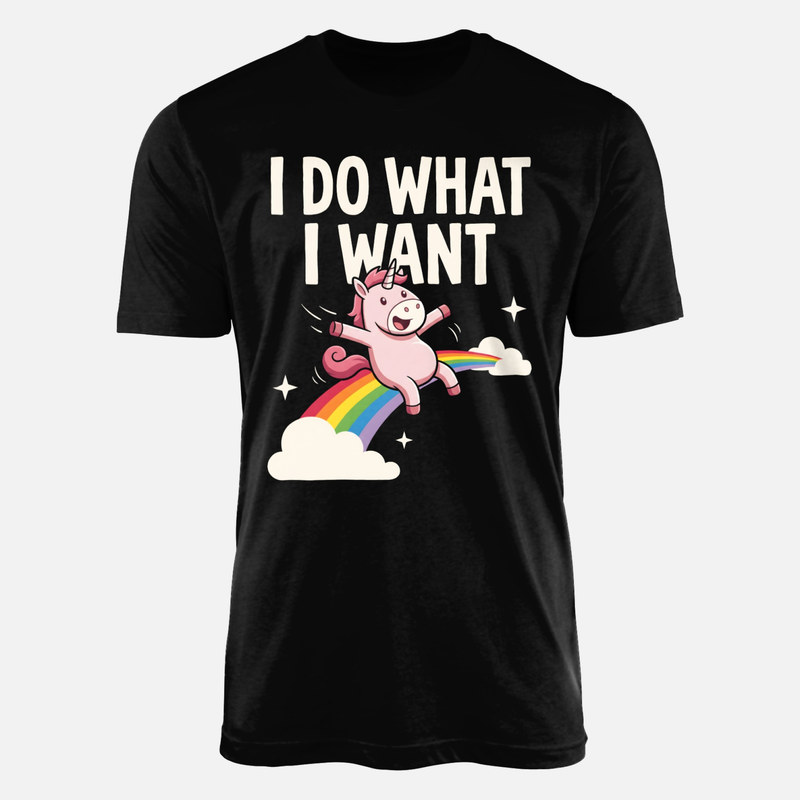 T-shirts: Licorne rebelle sur arc-en-ciel