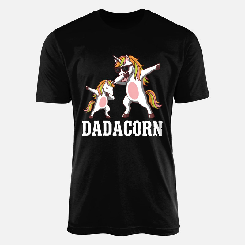 T-shirts: Licornes p&egrave;re et fils dabbing dadacorn