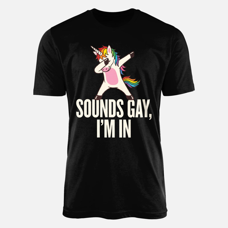 T-shirts: Licorne dabbing fiert&eacute; arc-en-ciel