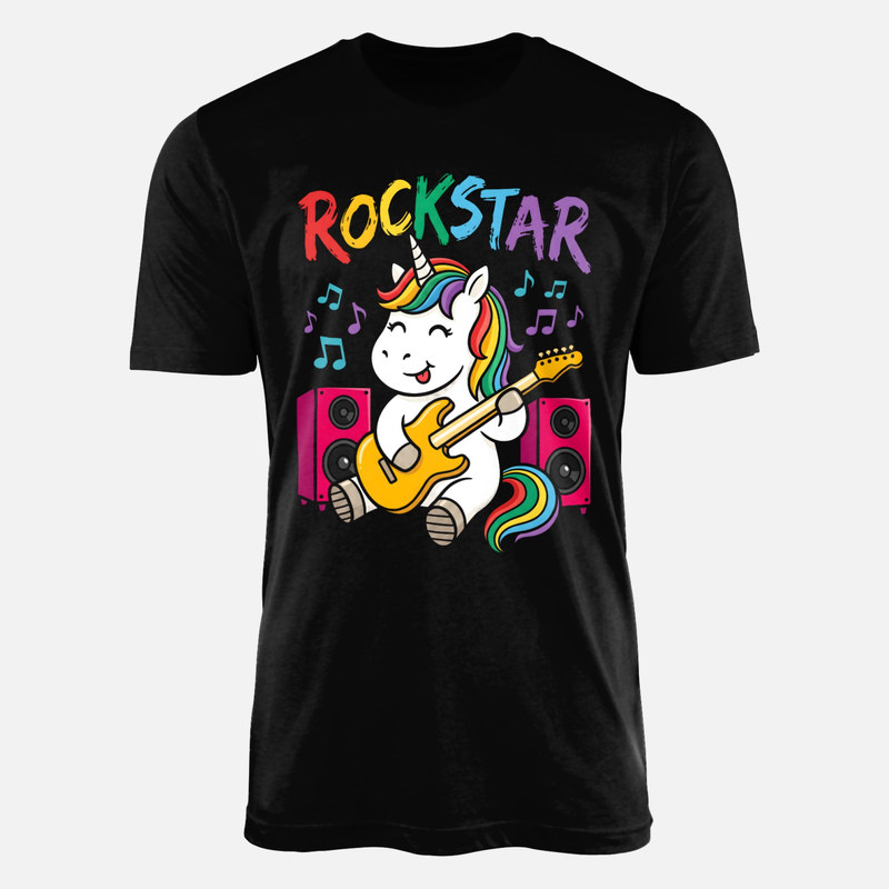 T-shirts: Licorne magique et arc-en-ciel