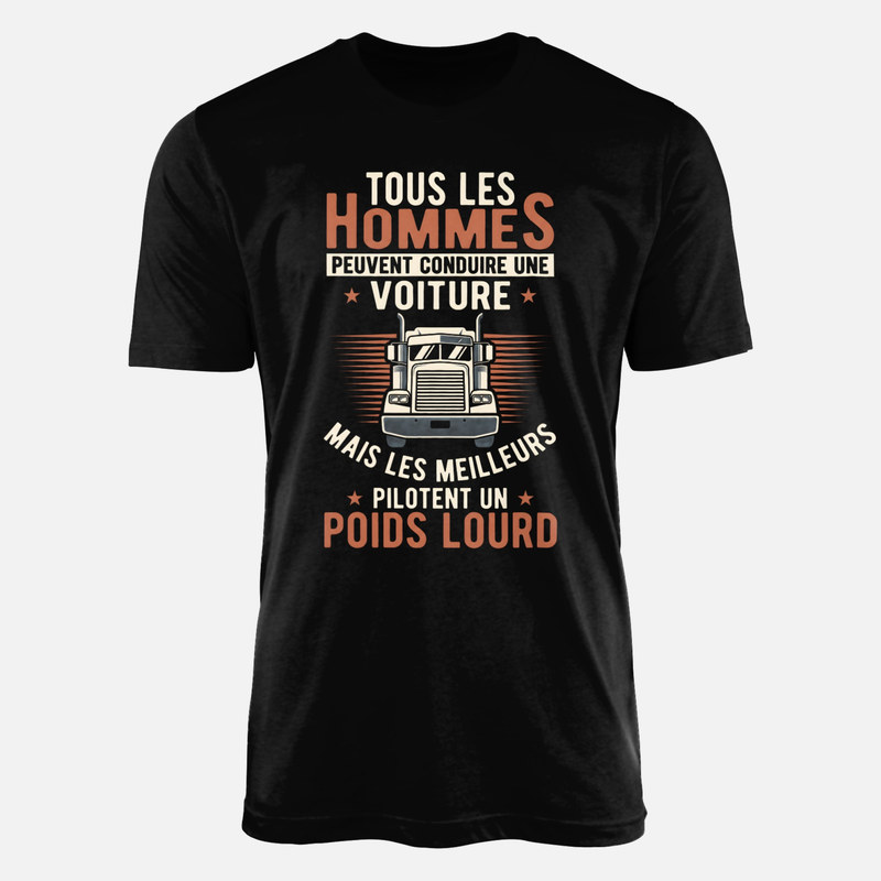 T-shirts: Les meilleurs pilotent un poids lourd