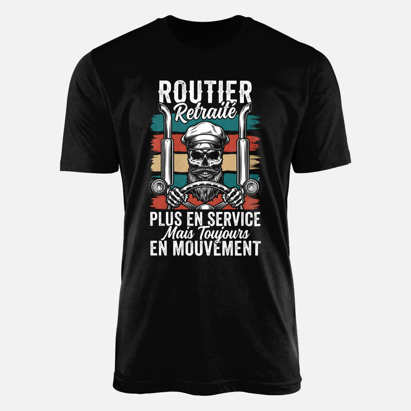 T-shirts: Routier retrait&eacute; toujours en mouvement