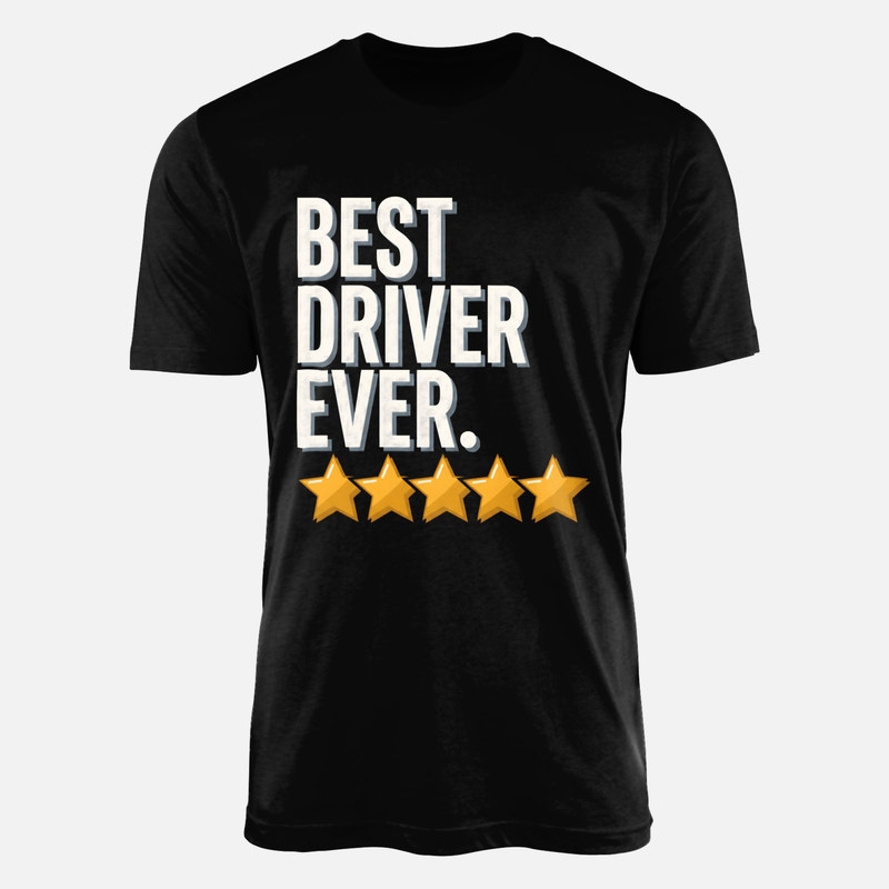 T-shirts: Meilleur conducteur cinq &eacute;toiles