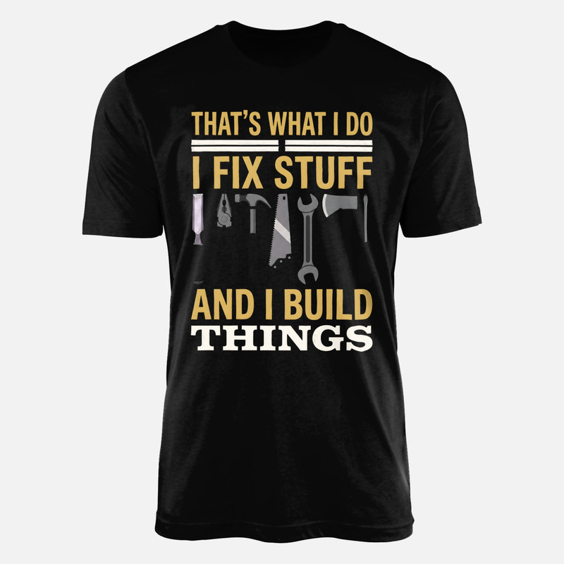 T-shirts: Je r&eacute;pare et je construis outils