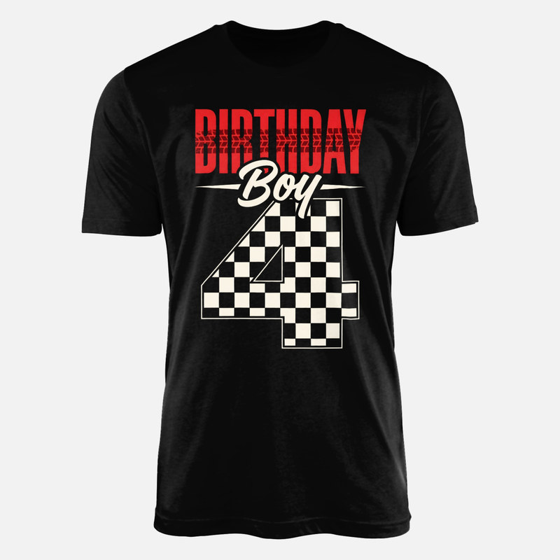 T-shirts: Anniversaire 4 ans course automobile