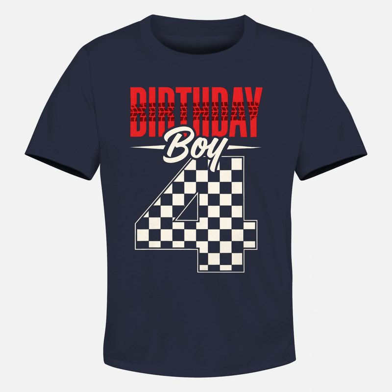 T-shirts: Anniversaire 4 ans course automobile