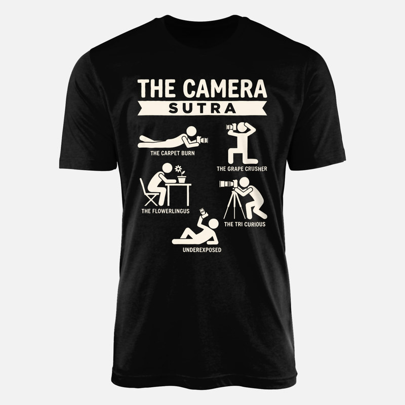 T-shirts: Kamasutra du photographe et positions dr&ocirc;les