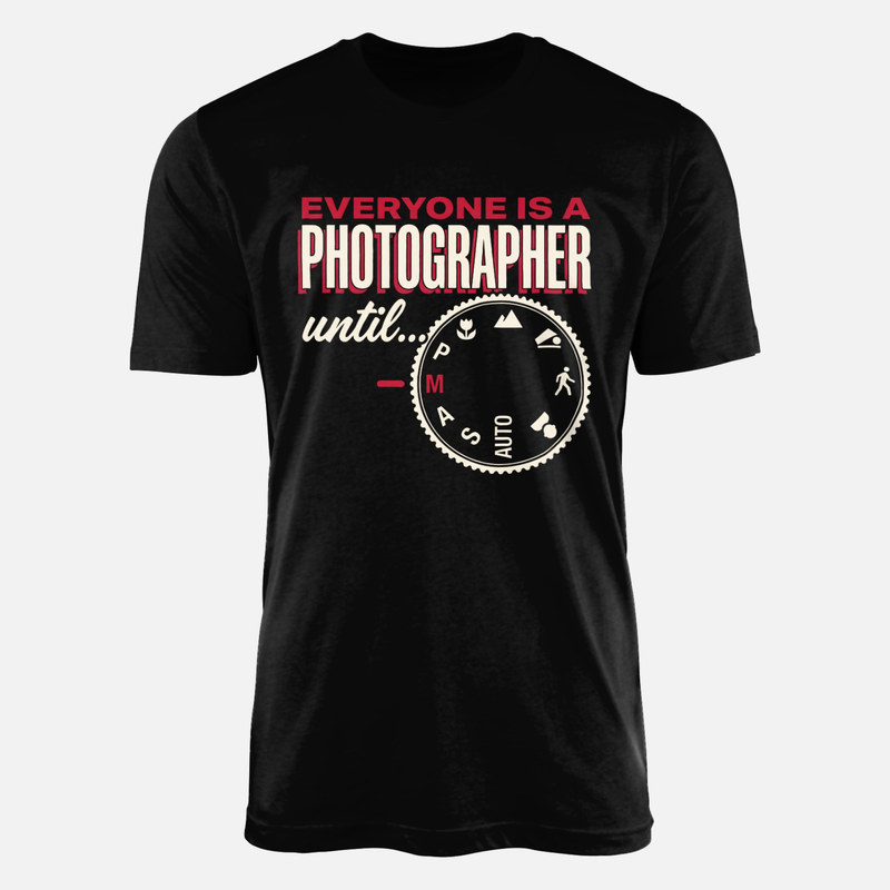 T-shirts: Photographe jusqu'au mode manuel