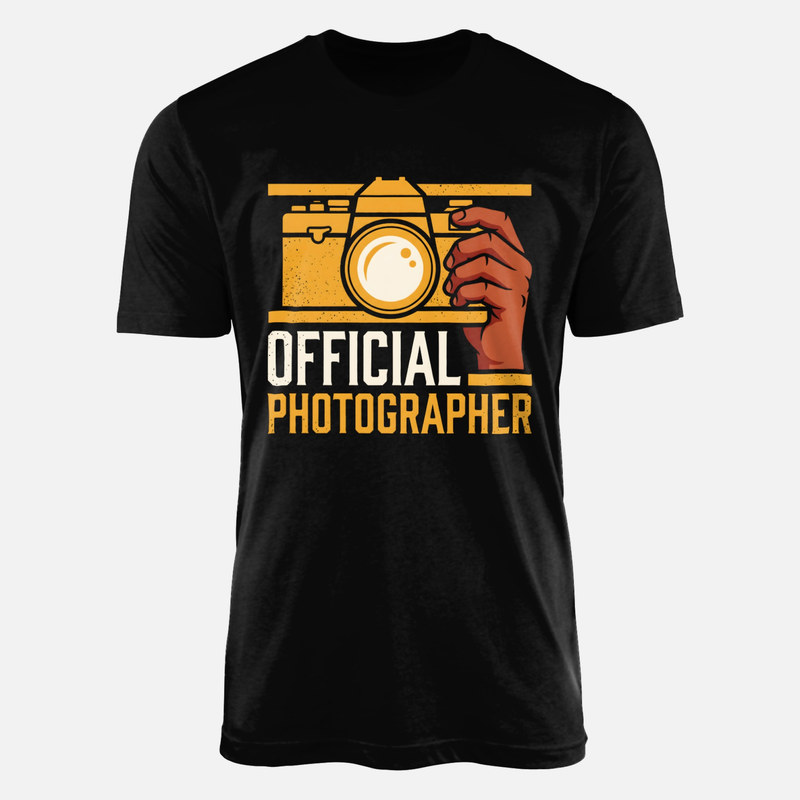 T-shirts: Photographe officiel avec appareil vintage
