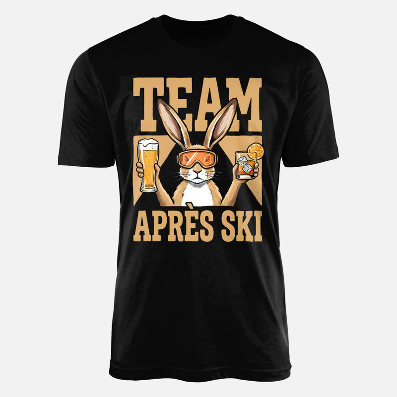 T-shirts: Team Apr&egrave;s Ski Lapin F&ecirc;te