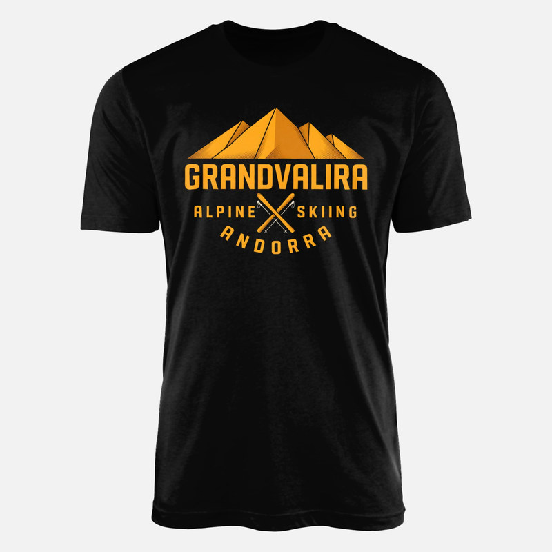 T-shirts: Ski alpin &agrave; Grandvalira en Andorre