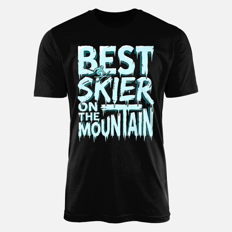 T-shirts: Meilleur skieur de la montagne glac&eacute;